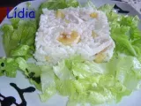 Receta Ensalada de arroz con pollo y frutas