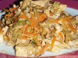 Receta Wok de verduras al curry rojo