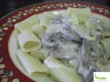 Receta Maccheroni con salsa al gorgonzola