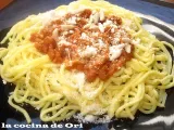 Receta Espaguetis al pesto rojo