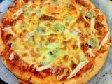 Receta Pizza de surimi y alcachofa