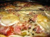Receta Pizza-quiché de verduras y bacon