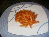 Receta Macarrones cocidos en tomate con chorizo
