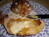 Receta Hogaza doris grant con ajo asado y queso camembert al horno