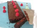 Receta Tarta de chocolate y frambuesas (con y sin thermomix)