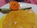 Receta Filetes de pollo en salsa de naranjas