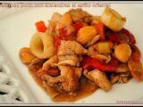 Receta Delicioso pollo con almendras al estilo oriental
