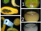Receta Batidos de papaya, 3 opciones