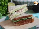 Receta Club sandwich de atún y aguacate
