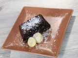 Receta Brownie fit chocolate-plátano coco {fitken}