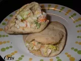 Receta Pan de pita con relleno de atún y mayonesa