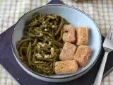 Receta Nuggets crujientes de tofu con judías verdes al estilo tailandés en freidora de aire