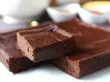 Receta Brownie proteico de chocolate y alubias rojas, sin harina