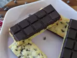 Receta Tabletas de cookie con chocolate, tiernas y crujientes a la vez