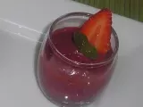 Receta Chupitos de gazpacho de remolacha y fresas