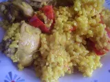 Receta Paella de arroz integral en fussioncook