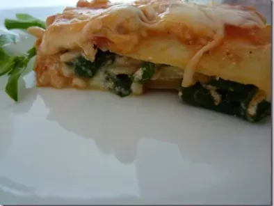 Receta Lasagna de queso ricota y espinaca
