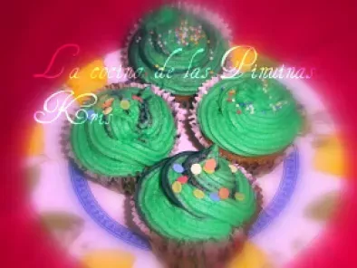 Receta Cupcakes de kiwi