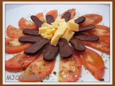 Receta Ensalada de queso y huevas de atún