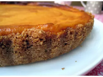 Receta Pumpkin cheesecake, pastel queso y calabaza