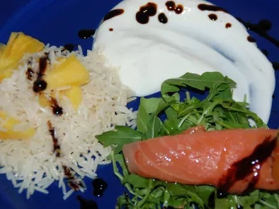 Receta Ensalada de arroz con salmón y piña