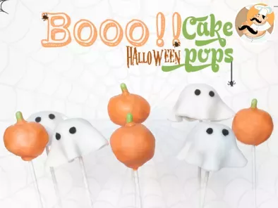 Receta Cake pops con decoración halloween