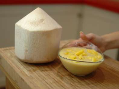 Receta Yogur líquido de coco y piña, fitken