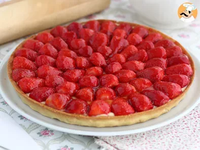 Tartaleta de fresas como en pastelería