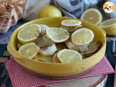 Receta Bacalao con patatas al horno - receta fácil