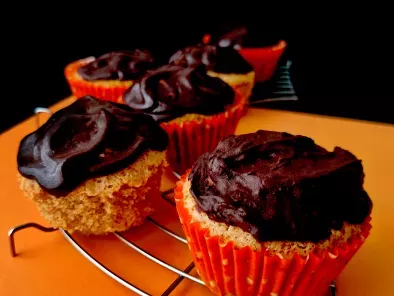 Receta Muffins veganos de naranja y chocolate