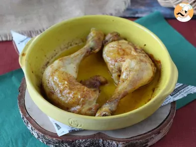 ¿cómo cocinar muslos de pollo en el horno?