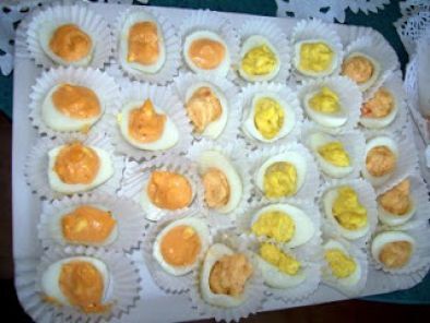 Receta Huevos de codorniz rellenos