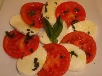 Receta Tomates con queso mozzarella