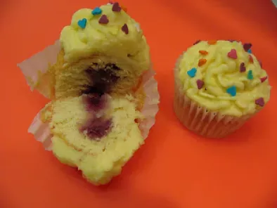 Receta Cupcakes de vainilla veganos