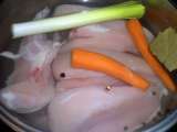 Paso 1 - Canelones de pollo con bechamel de calabacín