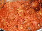 Paso 12 - Albóndigas de caballa en salsa de tomate