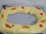 Paso 4 - Roscon de Reyes relleno de nata y trufa