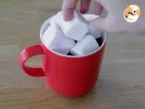 Paso 7 - Chocolate a la taza con esponjitas, marshmallow