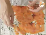 Paso 4 - Espirales de hojaldre con salmón