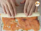 Paso 5 - Espirales de hojaldre con salmón