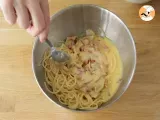 Paso 4 - Pasta a la real carbonara italiana