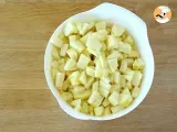 Paso 1 - Bizcocho de manzana fácil y sencillo