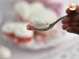 Paso 5 - Vacherin de merengue con sorbete fresa San valentin