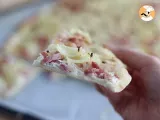 Paso 6 - Pizza carbonara con bacon y cebolla