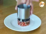 Paso 4 - Tartar de jamón serrano, melón y tomate