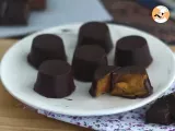 Paso 5 - Bombones de chocolate negro con caramelo y almendras