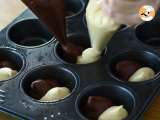 Paso 5 - Bizcochitos bicolor de vainilla y chocolate (con corazón de chocolate)