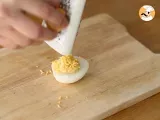 Paso 4 - Huevos rellenos (mimosa) en 4 versiones