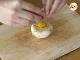 Paso 2 - Champiñones con huevos de codorniz
