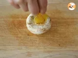 Paso 3 - Champiñones con huevos de codorniz